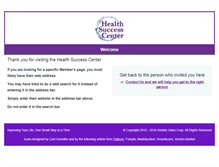 Tablet Screenshot of healthsuccesscenter.net